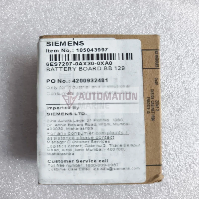 Siemens 6ES7297-0AX30-0XA0 SIMATIC S7-1200 RTC Backup Module thumbnail 4
