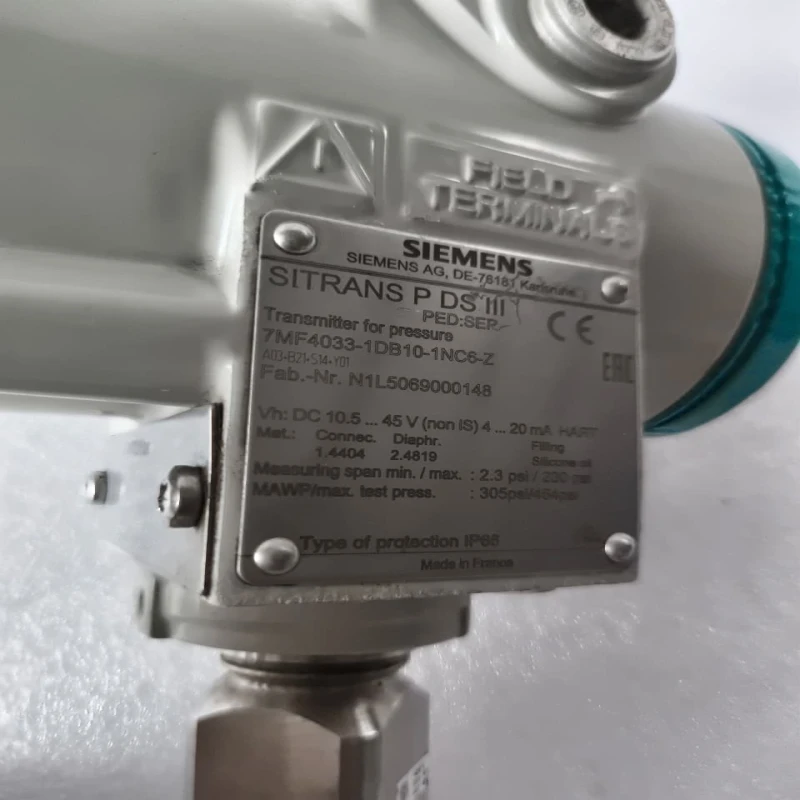 Siemens 7MF4033-1DB10-1NC6-Z SITRANS P DS III Pressure Transmitter thumbnail 5