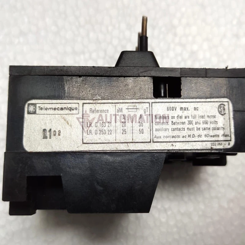 Telemecanique LR1-D09 LR1-D16 Thermal Overload Relay Blocks thumbnail 2