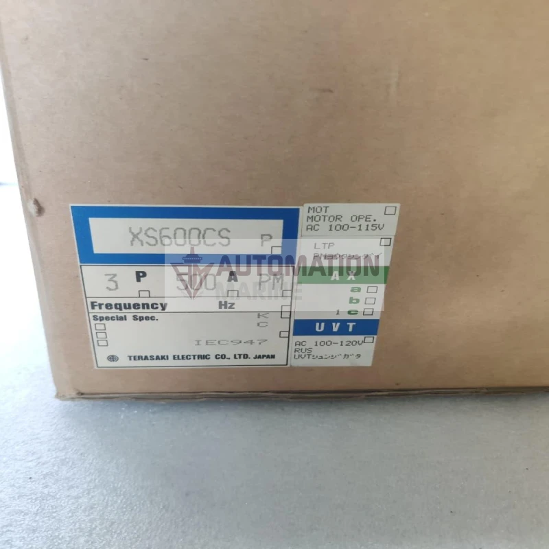 Terasaki XS600CS TemBreak 600A Molded Case Circuit Breaker thumbnail 3