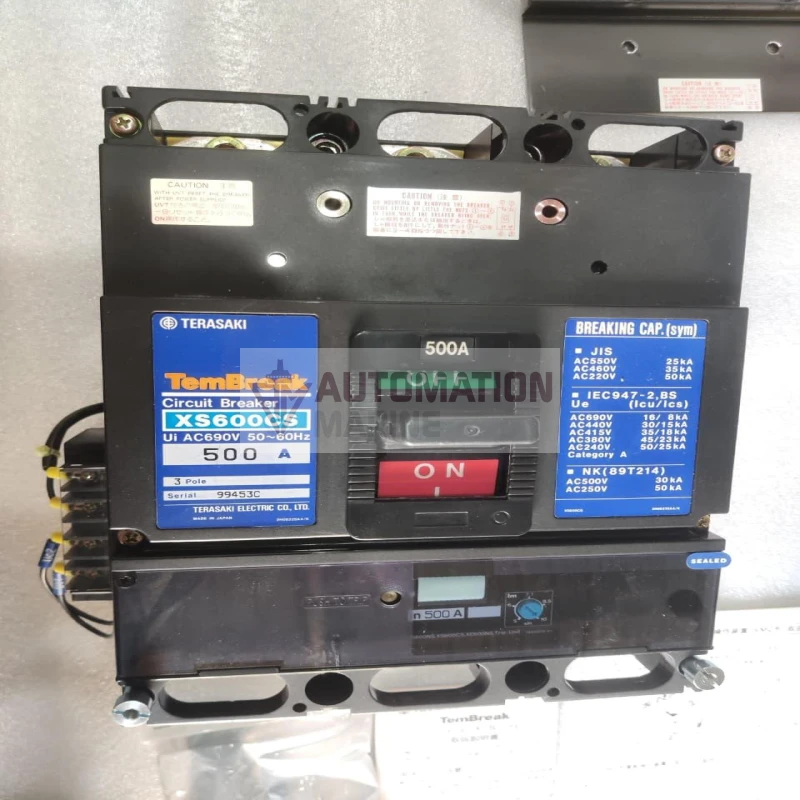 Terasaki XS600CS TemBreak 600A Molded Case Circuit Breaker thumbnail 12