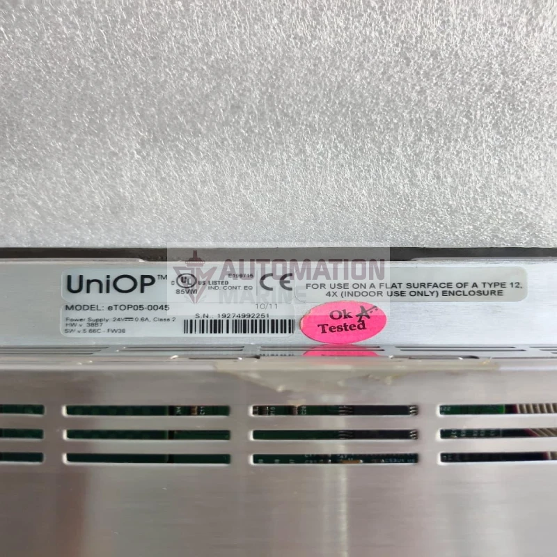 UniOP eTOP05-0045 Industrial Operator Panel HMI thumbnail 3