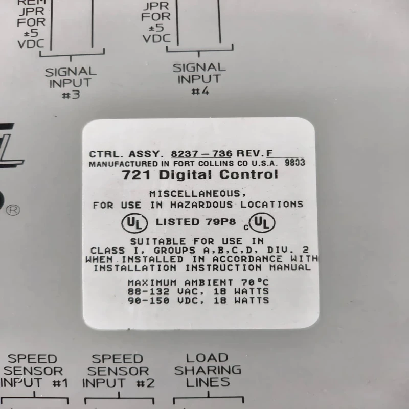 Woodward 9907-207 721 Digital Control thumbnail 7