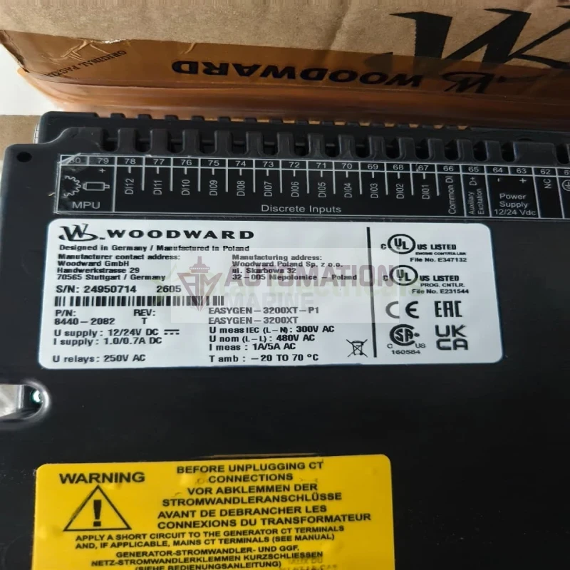 Woodward 8440-2082 easYgen-3200XT-P1 Genset Controller thumbnail 3