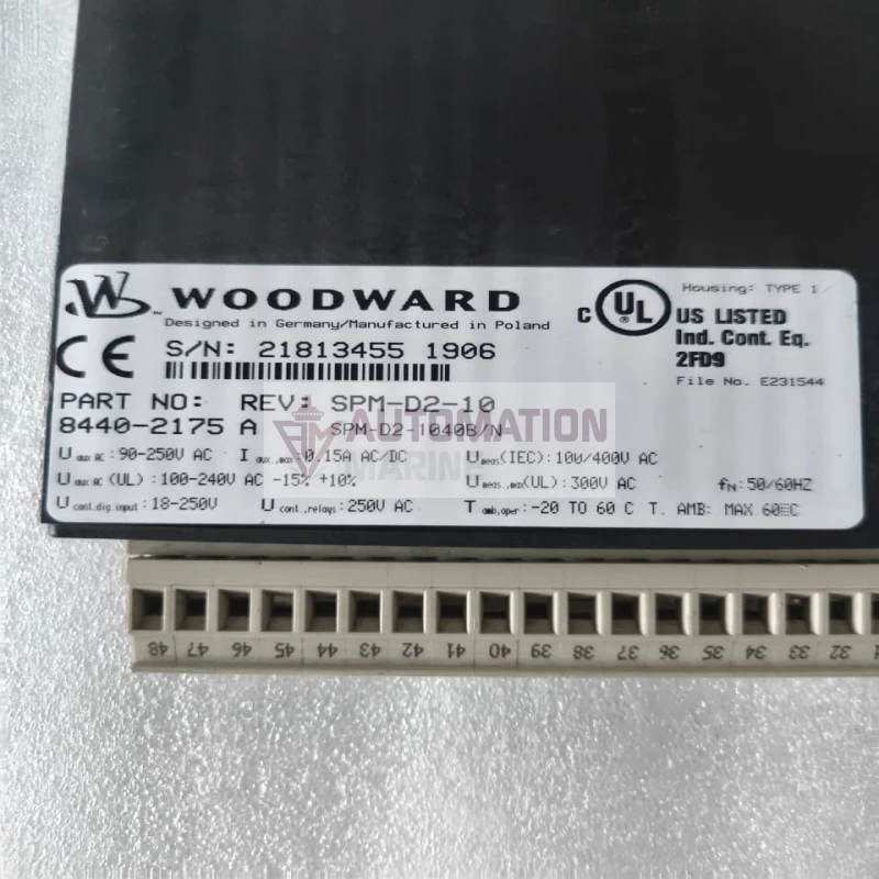 Woodward 8444-2175 Synchronizing System Module thumbnail 6