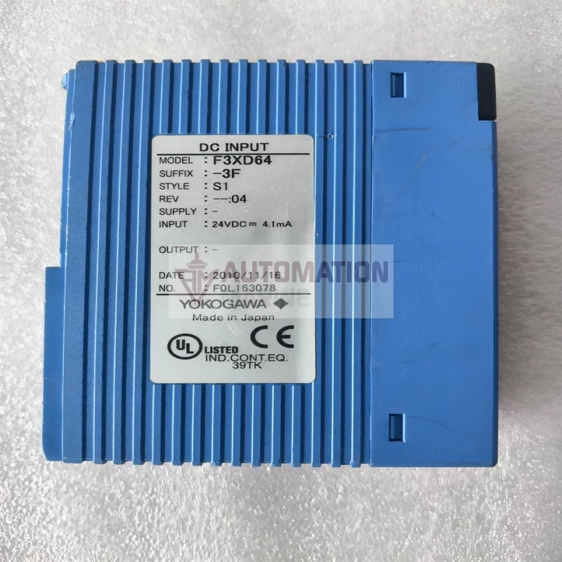 Yokogawa F3XD64-3F DC Digital Input Module thumbnail 3
