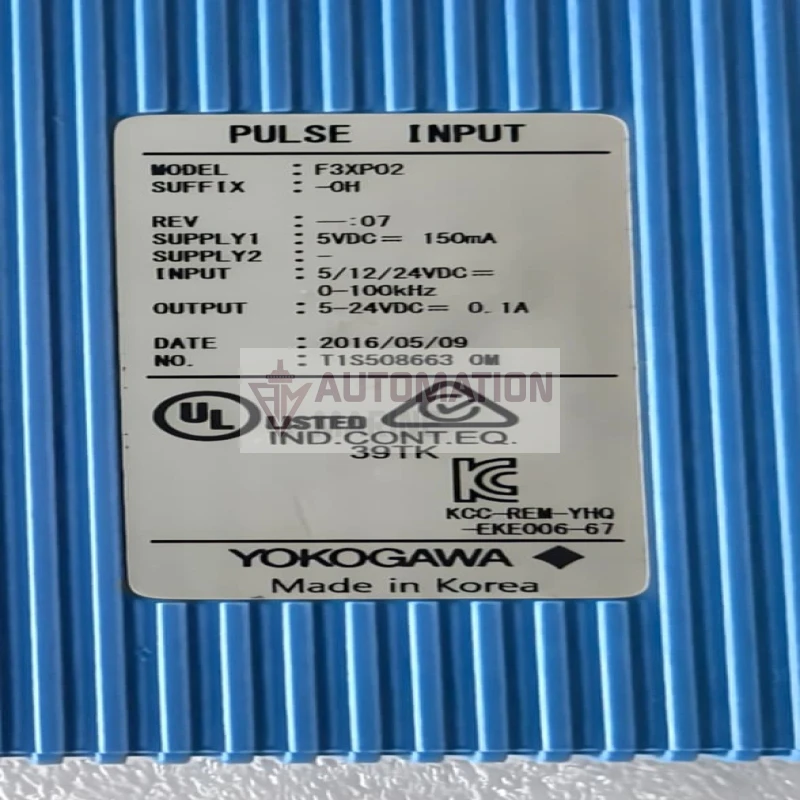Yokogawa F3XP02-0H High-Speed Pulse Input Counter Module thumbnail 7